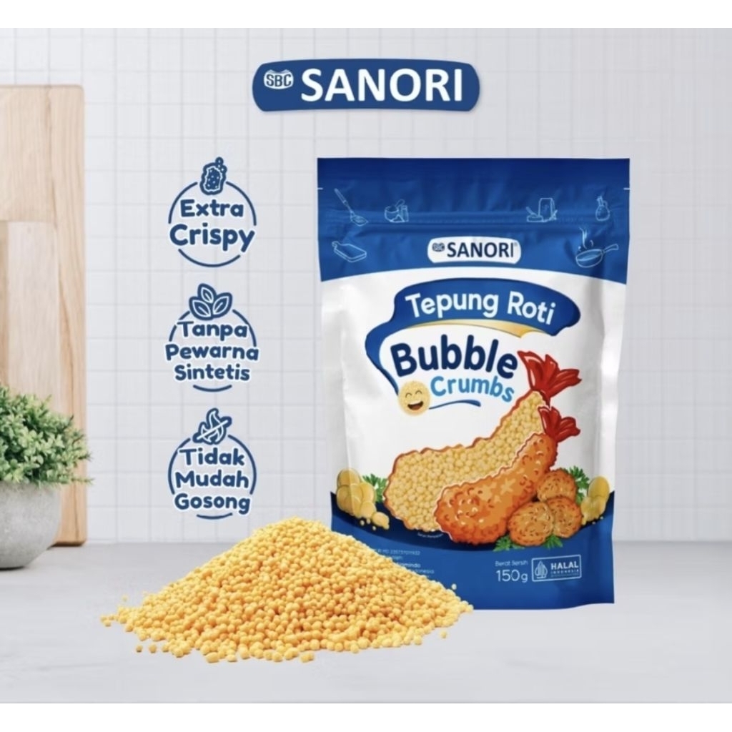 Tepung Bubble Crumb Crispy Sanori
