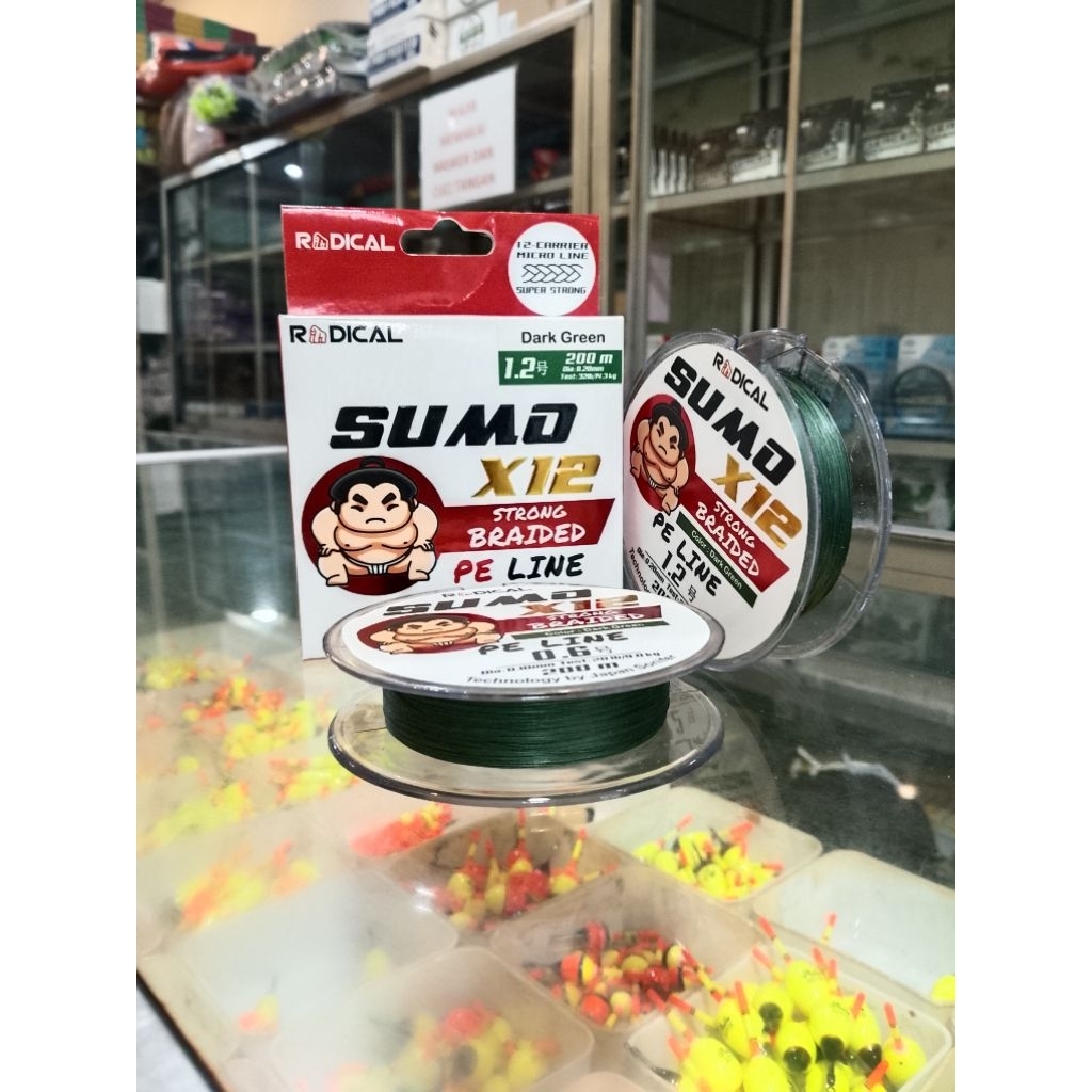 PE LINE SUMO X12 STRONG BRAIDED