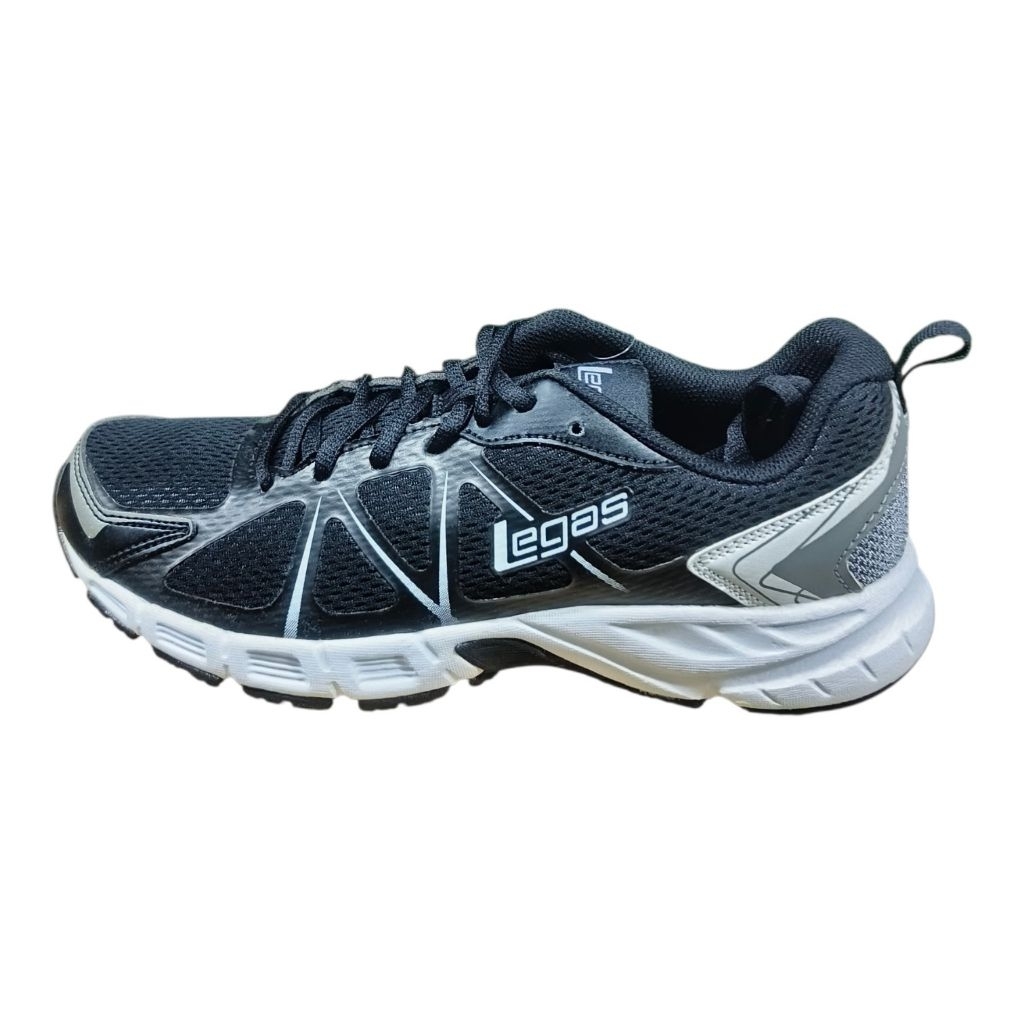 Sepatu League Legas Revolt LA M Hitam Running Shoes Pria Wanita Original