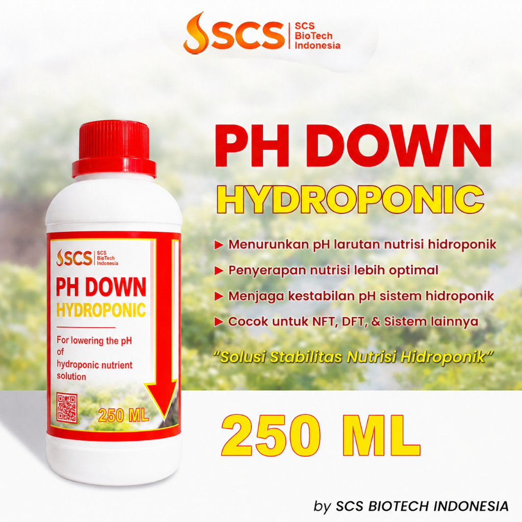 PH UP PH DOWN HIDROPONIK 250 ML Penetral PH Air Nutrisi Tanaman Hidroponik
