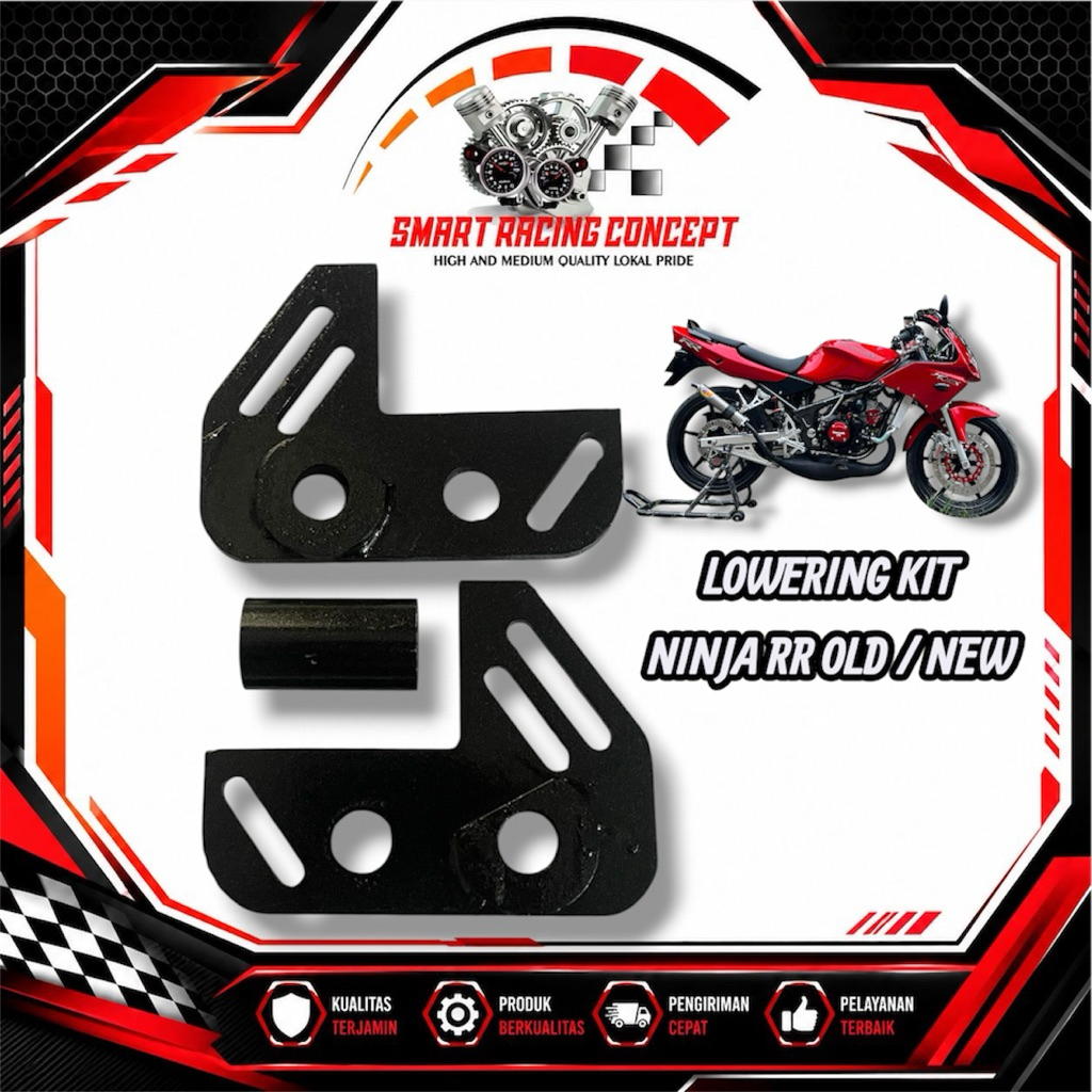 Lowering Kit Ninja RR OLD dan New Pemendek Monoshock Plat Arm Unitrack