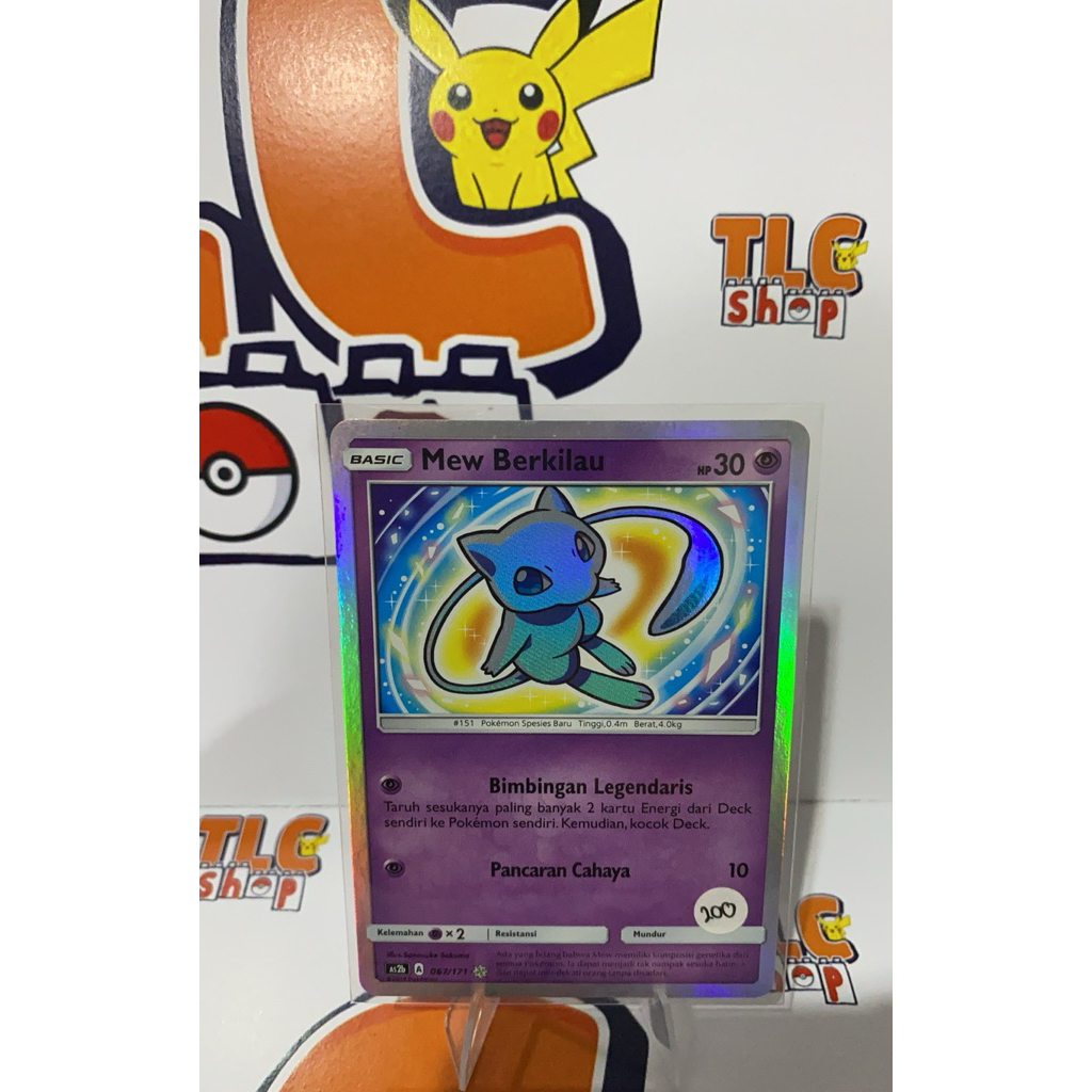 Kartu Pokemon Indonesia Mew Berkilau 067/171