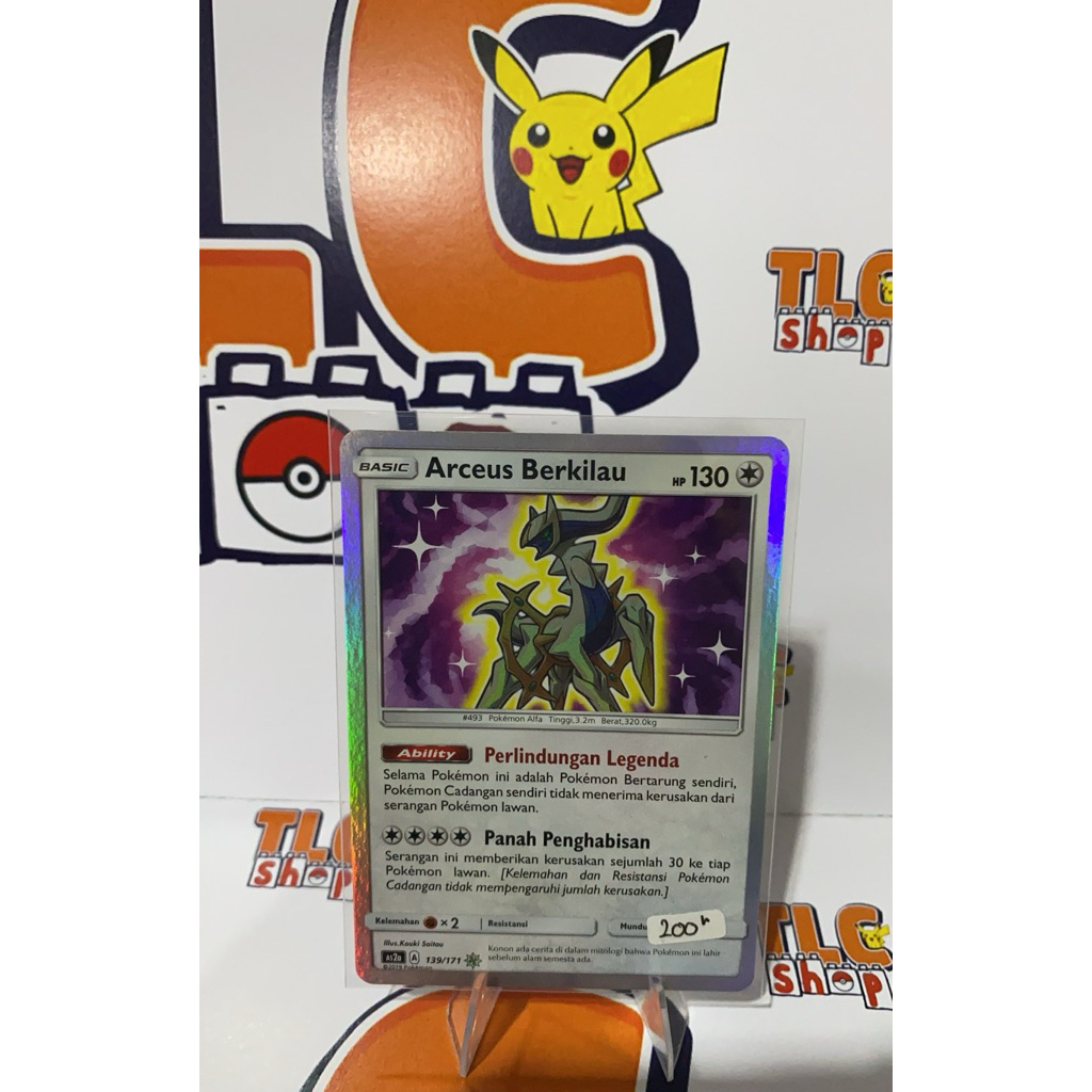 Kartu Pokemon Indonesia Arceus Berkilau 139/171