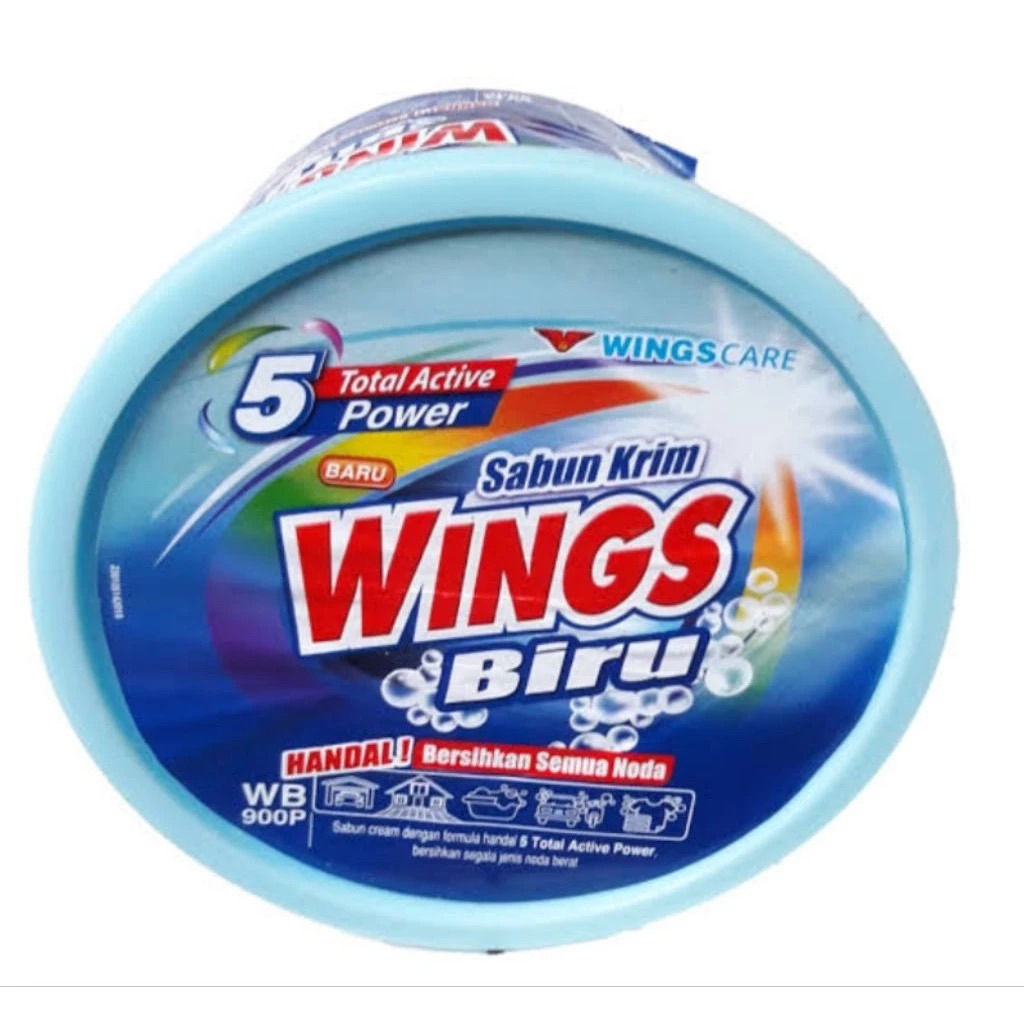 Sabun Krim WINGS BIRU 900pot 753gr