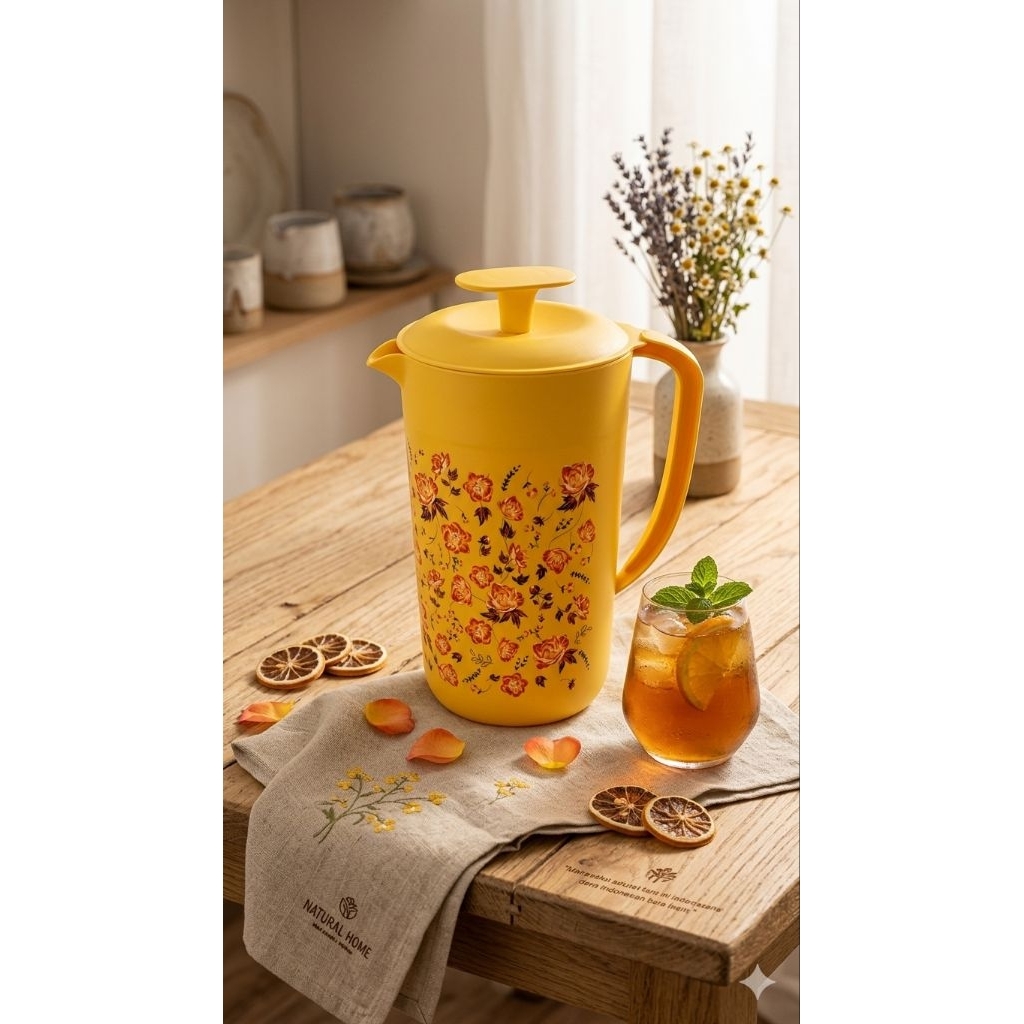 Tupperware Rosetta Pitcher – 2,1 L - teko saji tupperware new @S