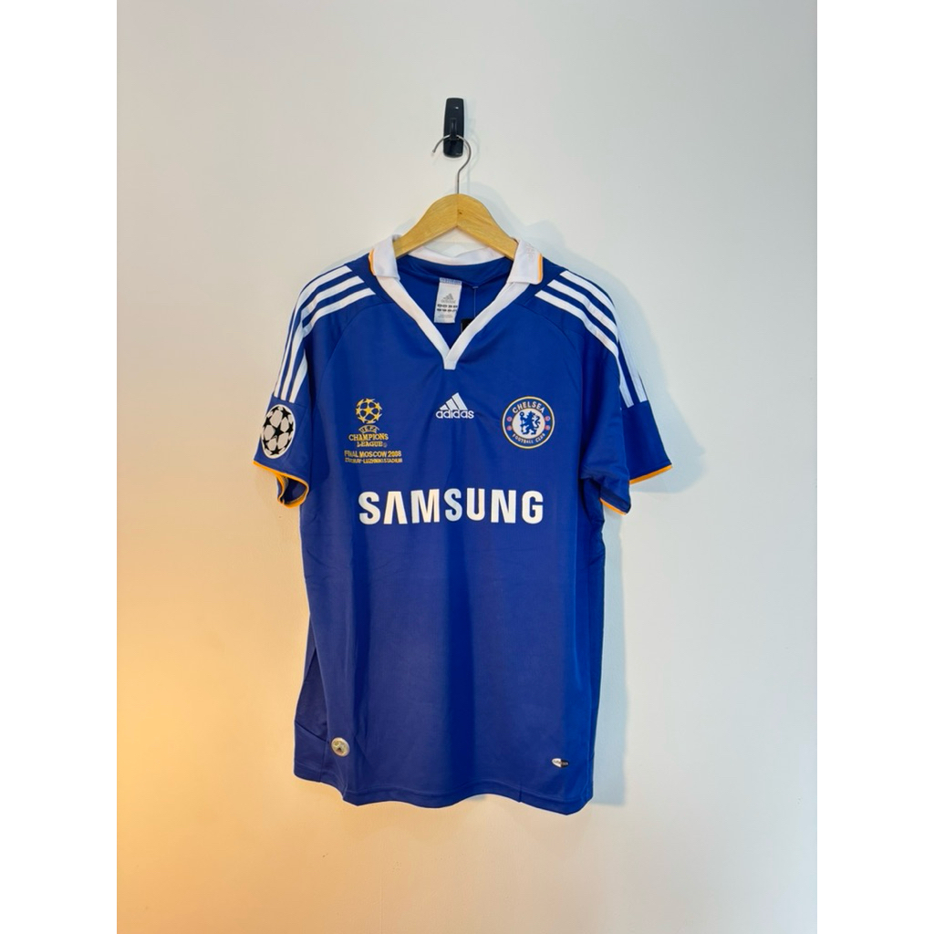 Jersey Chelsea Home 2008 Champions League Final Edition Drogba 11 – Size M