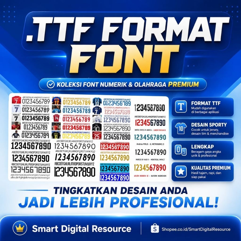 Koleksi 69 FONT CLUB  BOLA ( format .ttf )