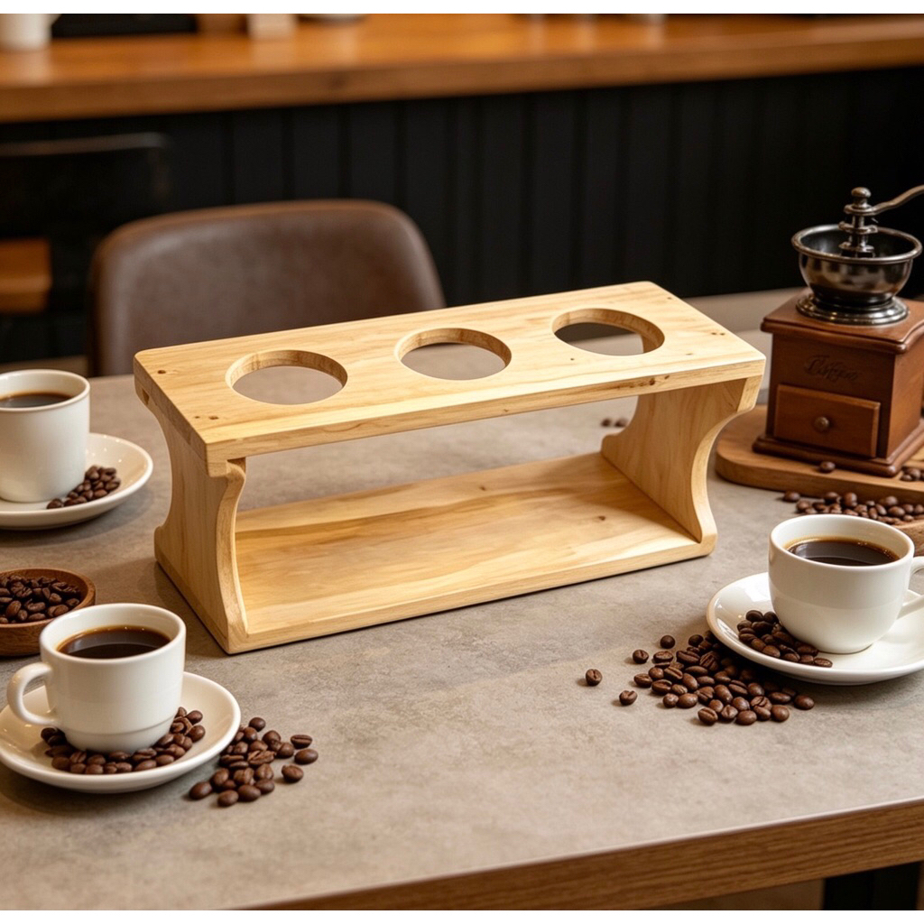 stand dripper v60/stand kopi v60 lubang tiga