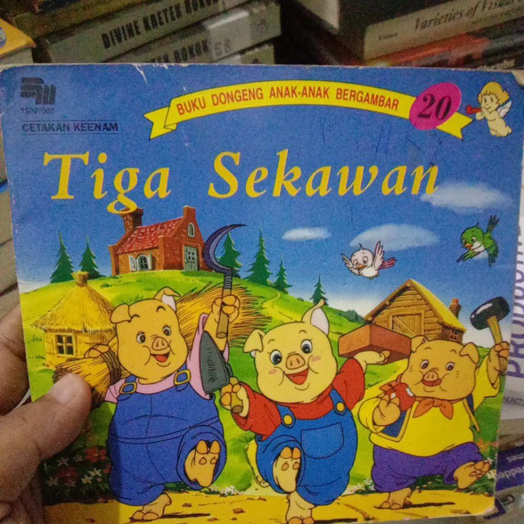 buku dongeng anak-anak bergambar 3 sekawan