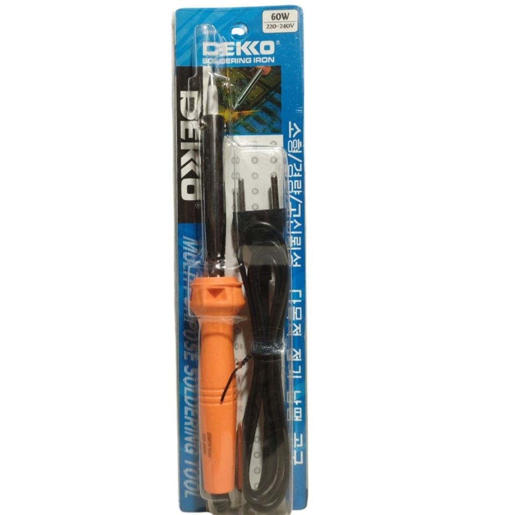 SOLDER LISTRIK 60WATT  DEKKO DS60N SOLDERING IRON ORIGINAL DEKKO 60 W