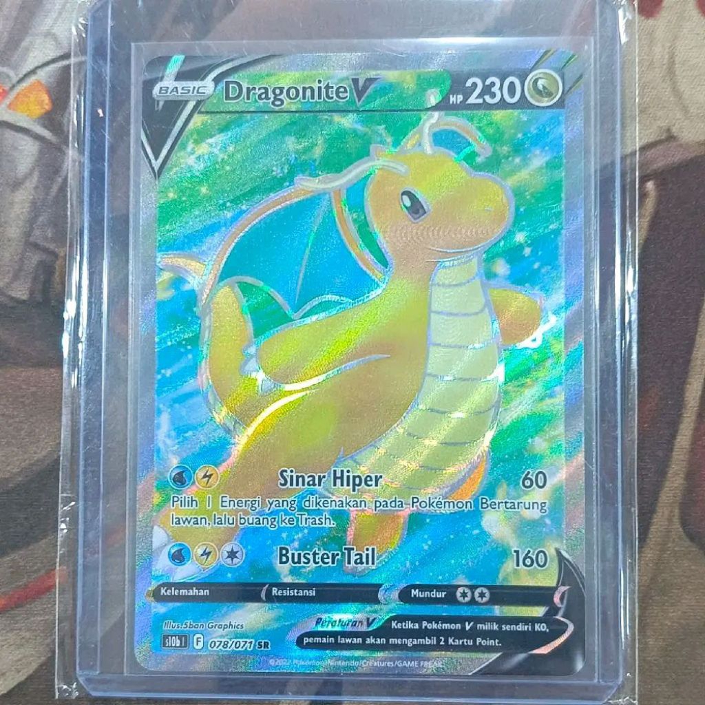 Dragonite V SR S10B 078/071 Pokemon Indonesia