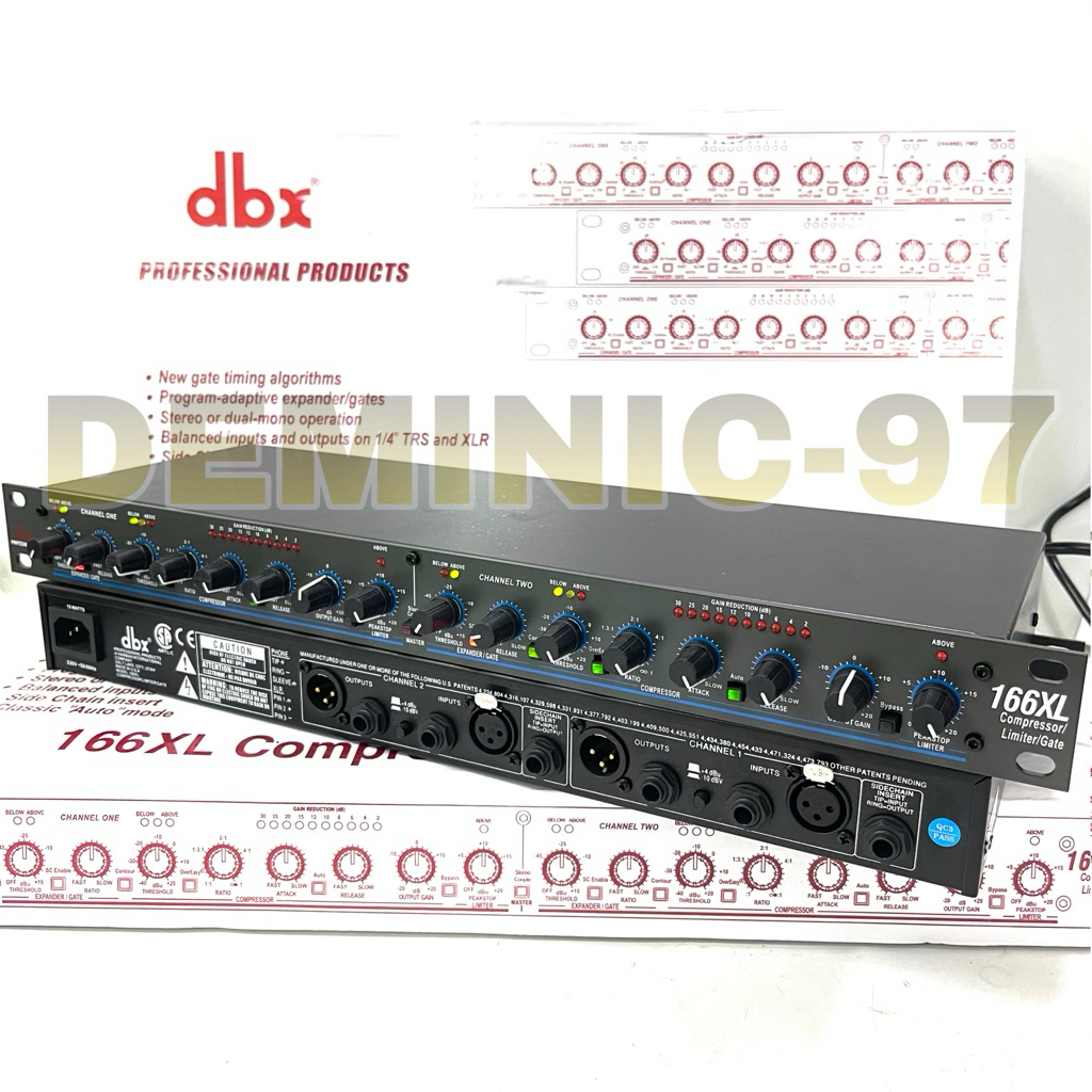 Compressor DBX 166Xl Grade A Professional Compresor Limiter Dbx 166 xl dbx166 xl ( Bisa Cod )