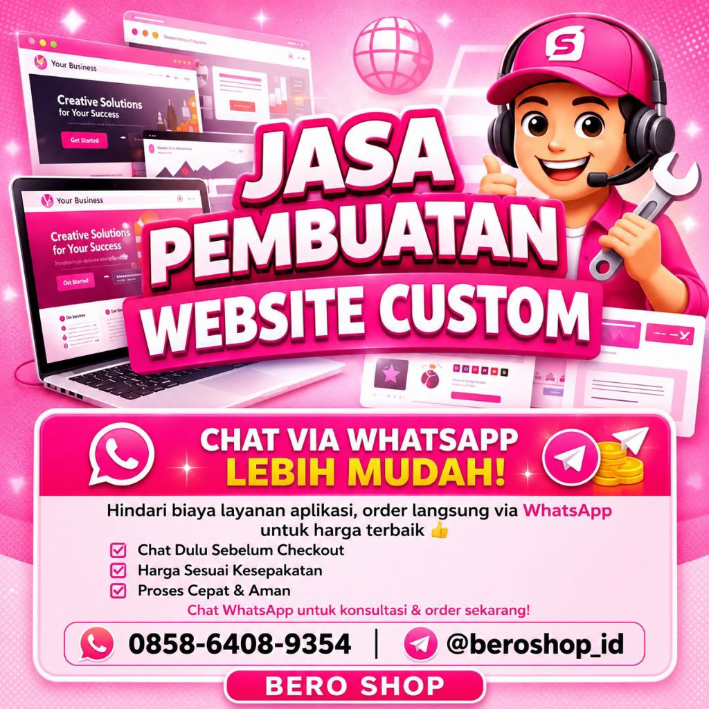 Jasa Pembuatan Website Custom