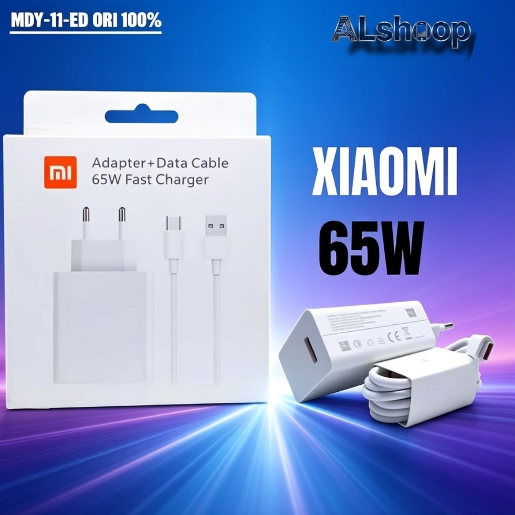 Charger Xiaomi Redmi Note 9 10 11 Type C Fast Charging Original Carger Casan Cas Xiomi Turbo 65W Ori