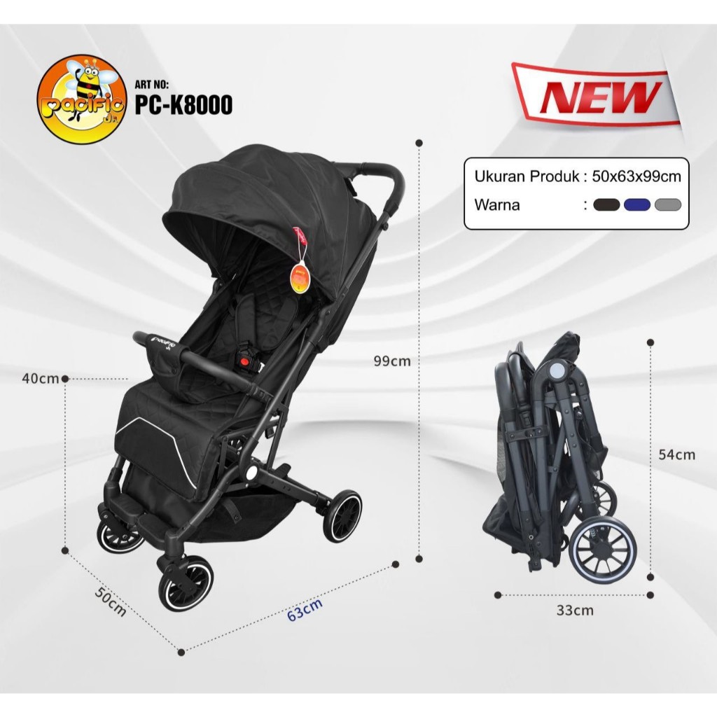 dorongan bayi stroller PC K8000 PC-K8000