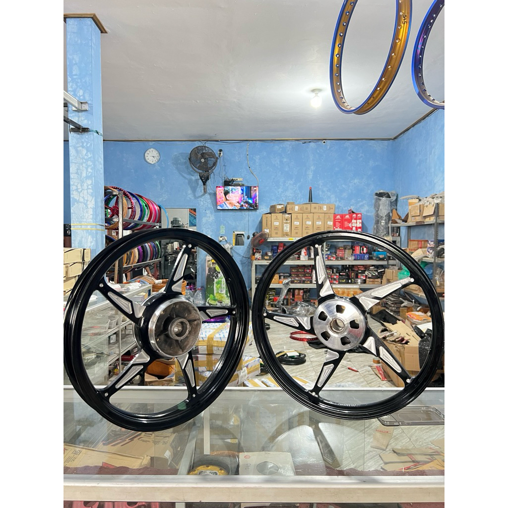 VELG VIXION BUBUT Ala SIX STAR
