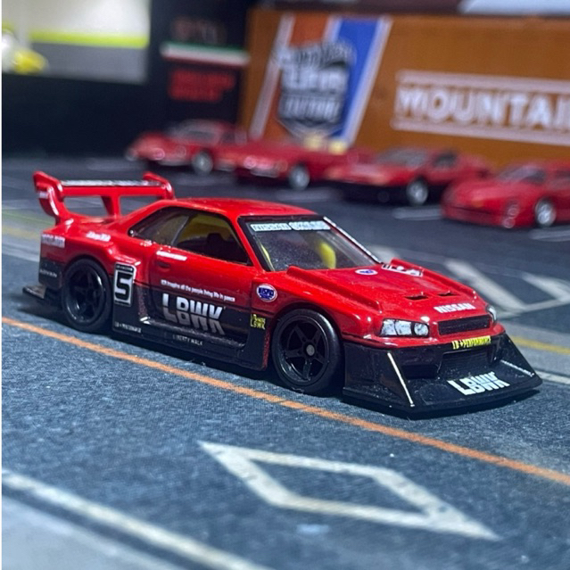 LB-ER34 R34 LBWK Liberty Walk Hot Wheels LOOSE