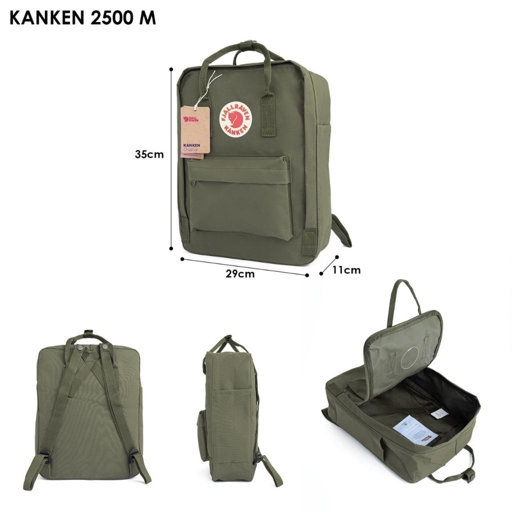 FJALR4VEN K4NKEN STYLE BACKPACK SIZE M- TAS RANSEL SCANDINAVIAN INSIPIRED,SIMPEL DAN TRENDING.