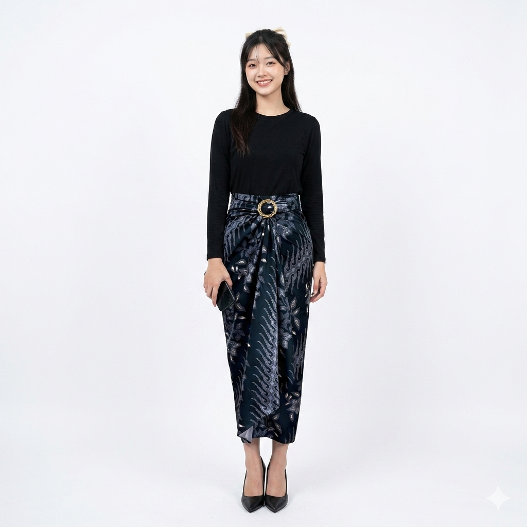 Rok lilit batik motif modern kain batik terbaru rok kondangan Rok lilit batik premium