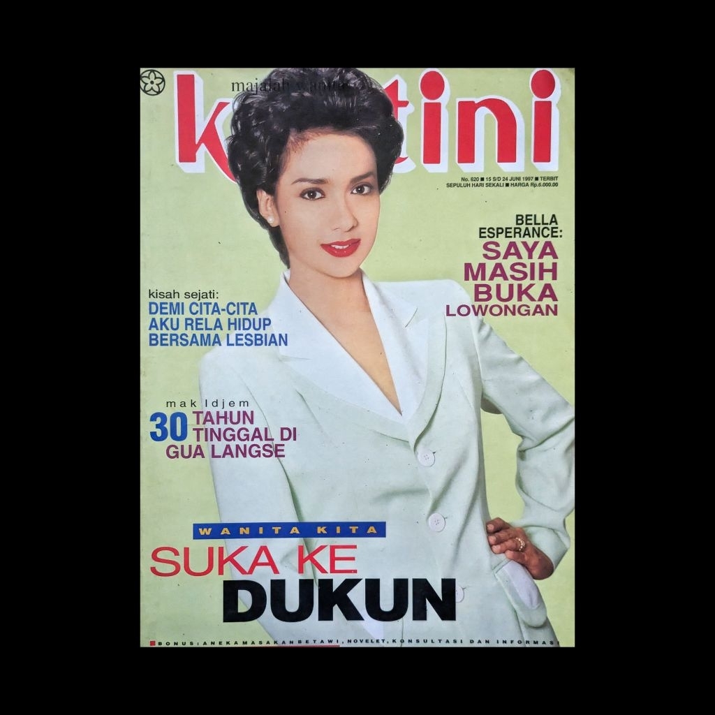 Majalah Kartini, No. 620/1997 - Cover: Shahnaz Haque // Bella Esperance - Kim Basinger - Donna Harun