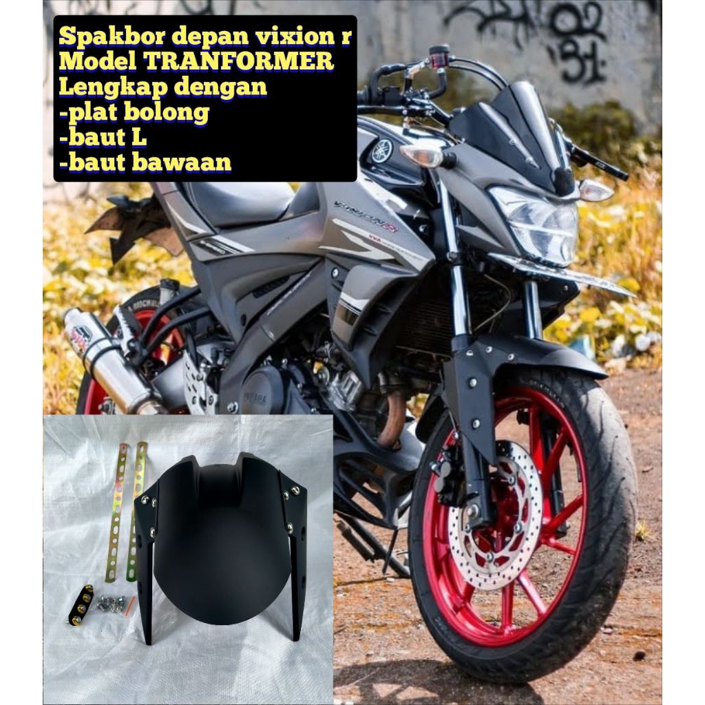 spakbor depan Vixion r spakbor Vixion r model ninja fi transformer