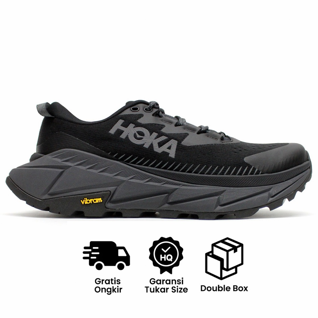 SEPATU RUNNING TRAIL HOKA SKYLINE FLOAT BLACK
