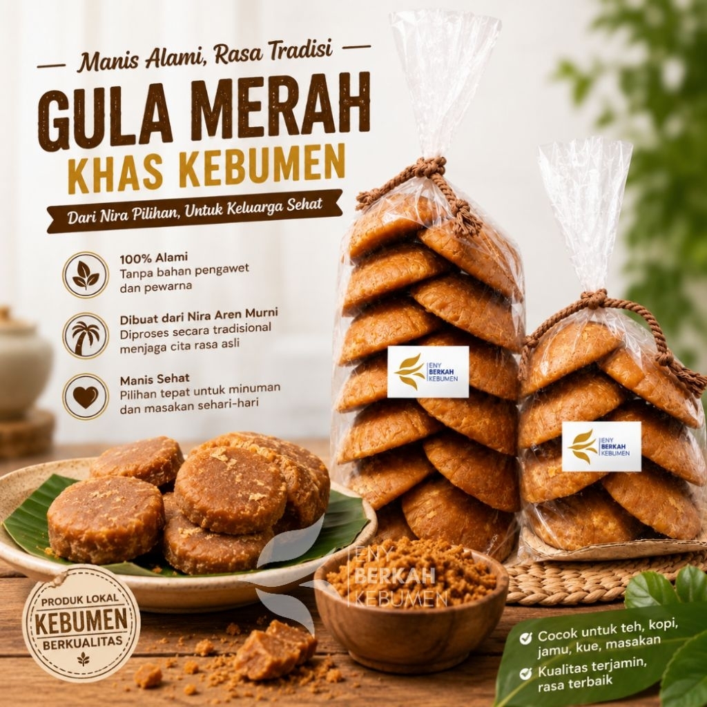 Gula Merah Batok Asli Kebumen
