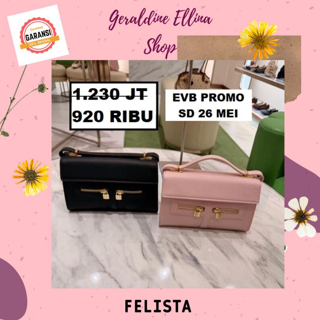 EVB TAS SELEMPANG WANITA FELISTA ORIGINAL