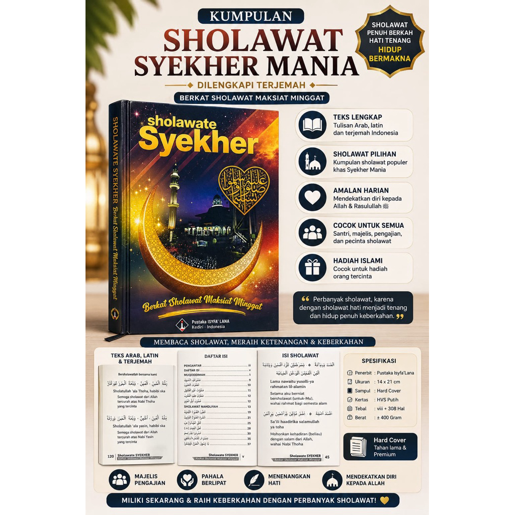 Kumpulan Sholawat Syekher Mania Dilengkapi Terjemah | Sholawat Syekher Mania
