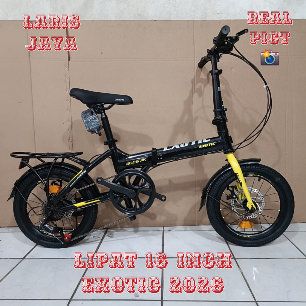 Sepeda lipat 16 inch exotic 2026 Ak folding bike Terbaru