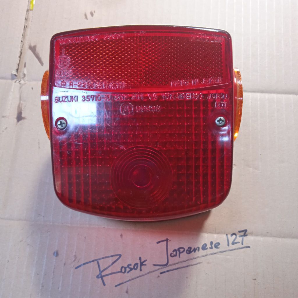 Stopan Stoplamp Stop Lamp Lampu Belakang Ori Original Copotan Suzuki Gp125 Gp 125 Gt200 Gt250 Gt 200