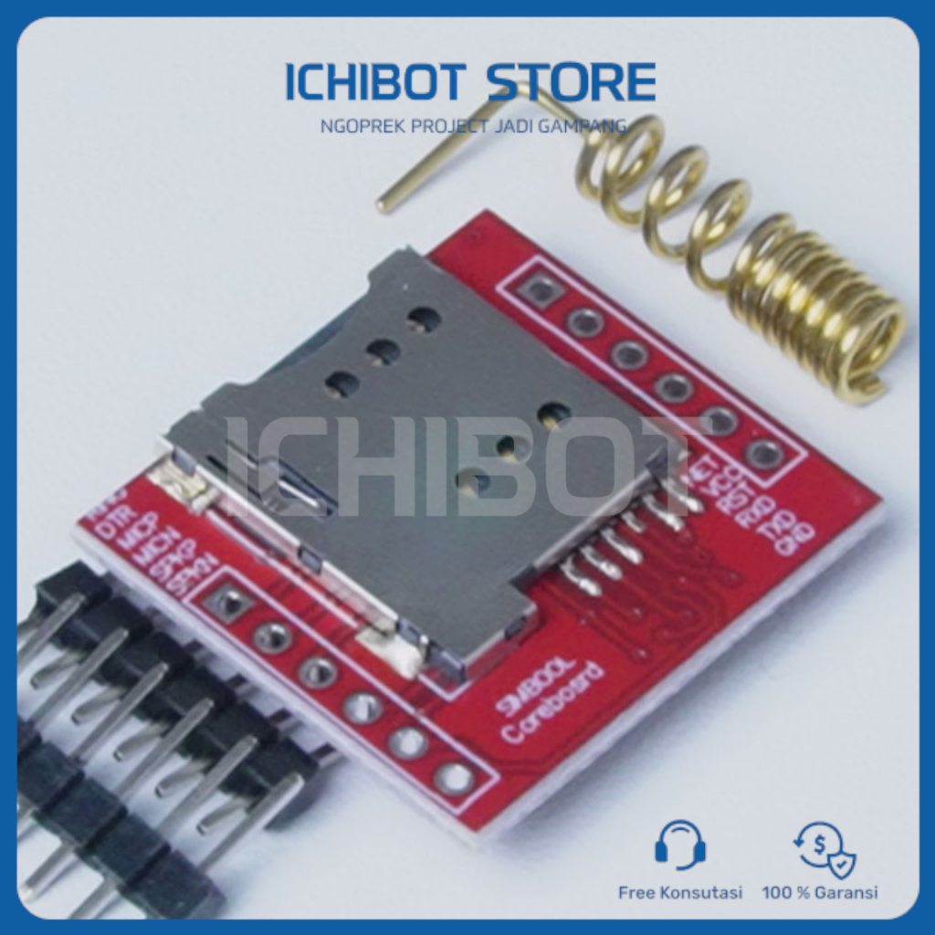 SIM800L GSM GPRS Module SMS Merah 900MHz 1800MHz Arduino ESP32