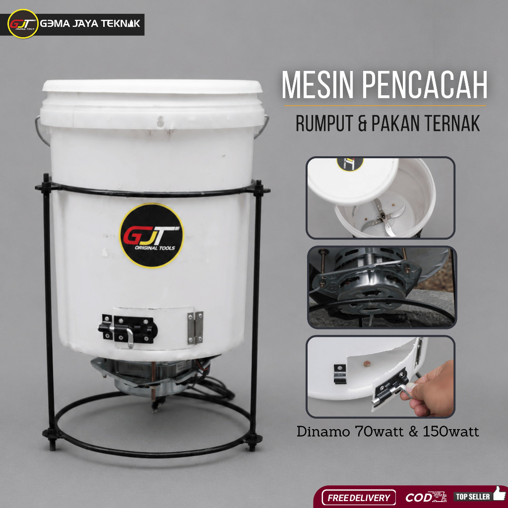 Mesin Pencacah Rumput Sayur | Mesin Chopper Pakan Ternak | Alat Pencacah Rumput Ternak