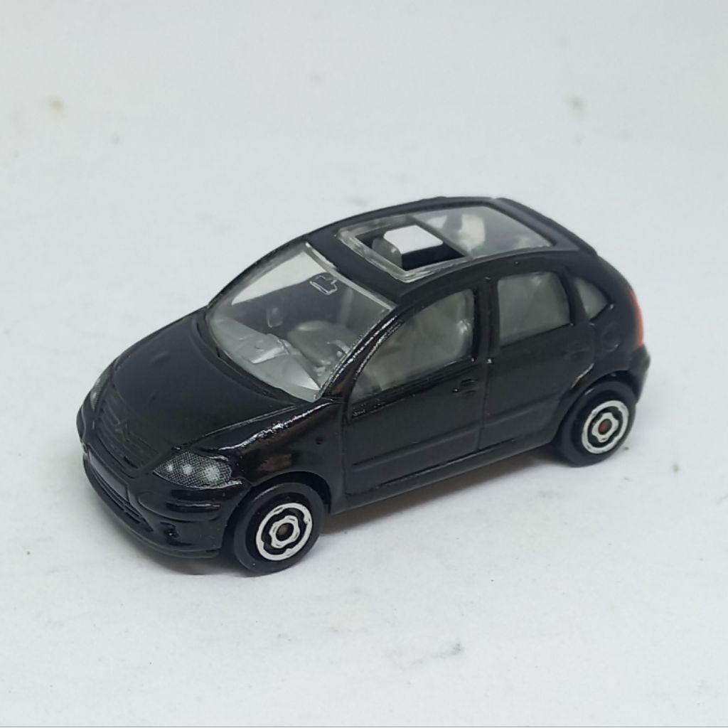 majorette citroen c3 black loose diecast (t)