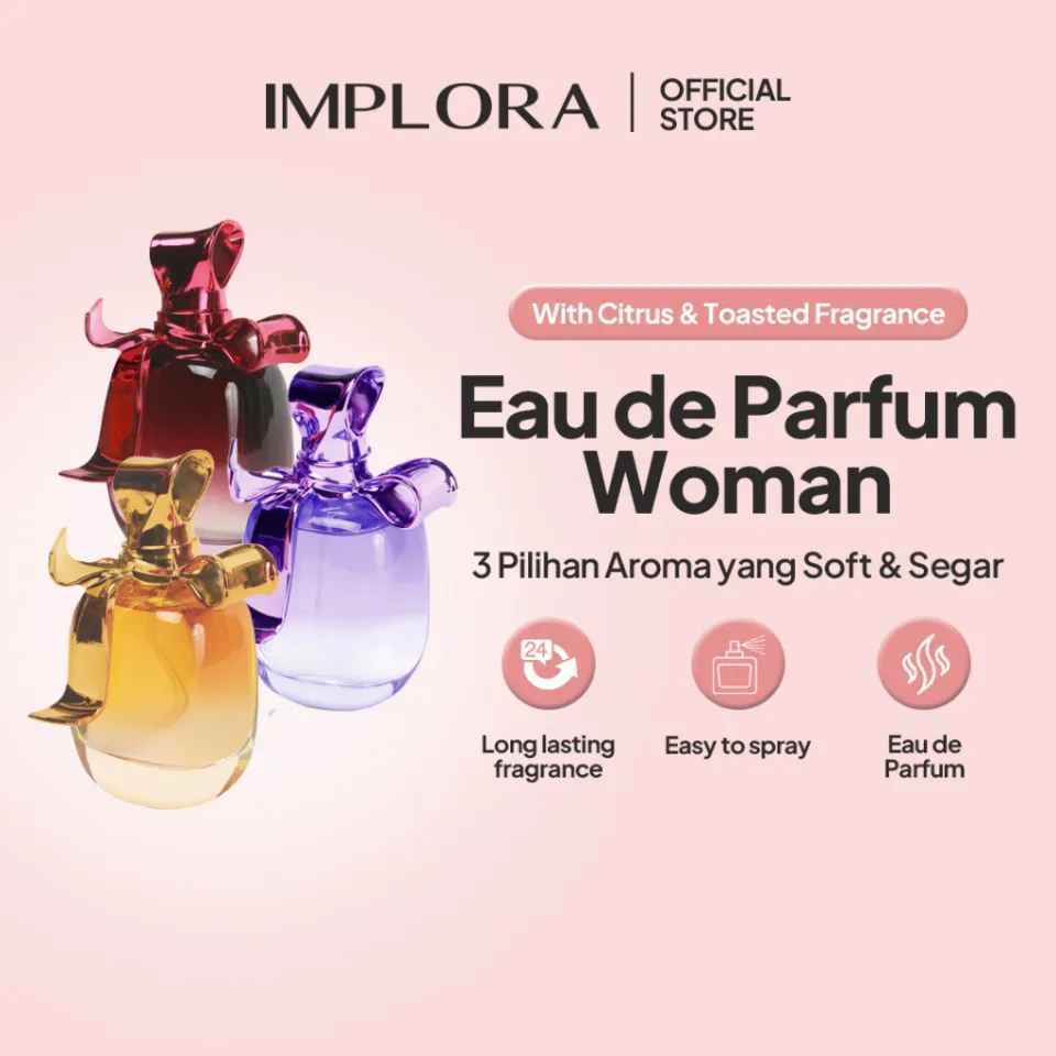 Parfum Wanita Implora EDP Pita 100ml