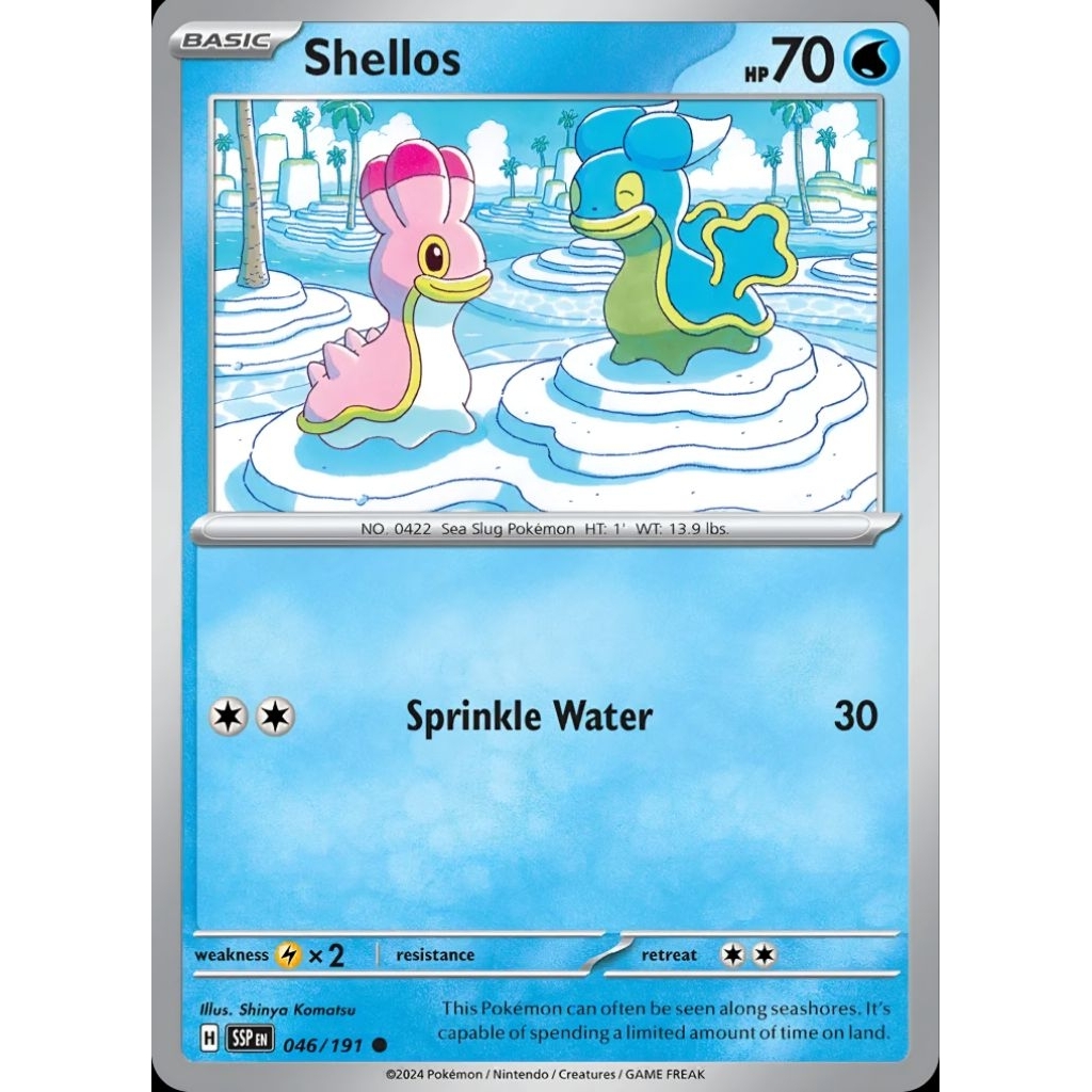 Tcg Pokemon Shellos SSP