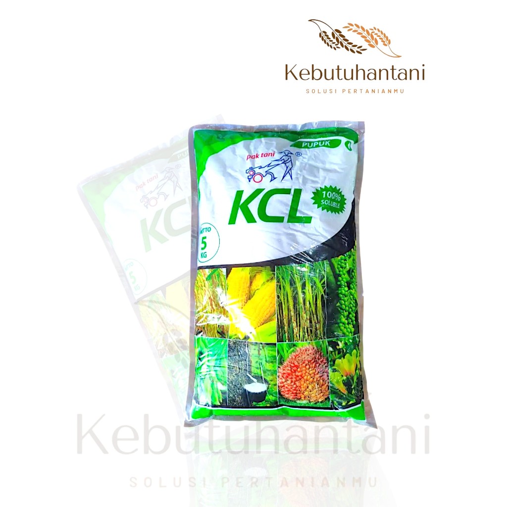 Pak Tani KCl Putih Pupuk KCl 5kg Original Kemasan Pabrik Untuk Tanaman