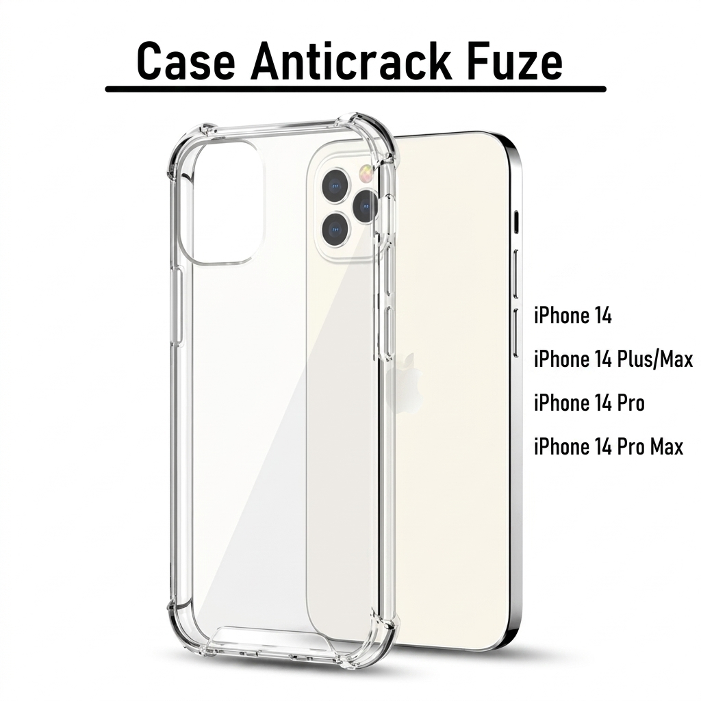 Case Anticrack Fuze Iphone 14 pro max plus Mika anti kuning / case iphone 14 / case iphone 14 pro ma