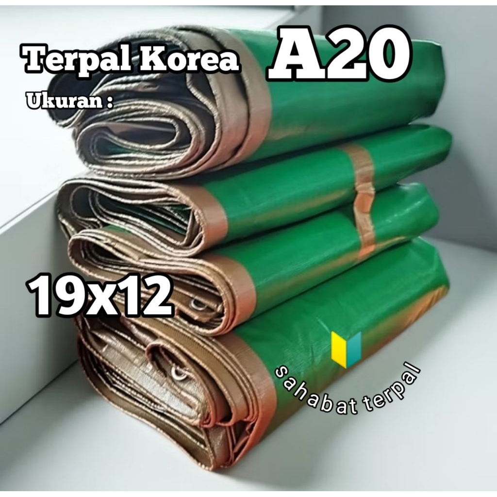 Terpal A20 Korea UV ukuran 19x12