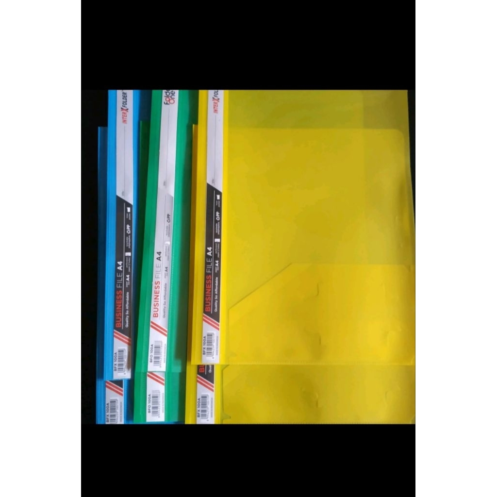 map snelhecter business file ada kantong A4 folder one plastik stopmap bisnis acco ako snel