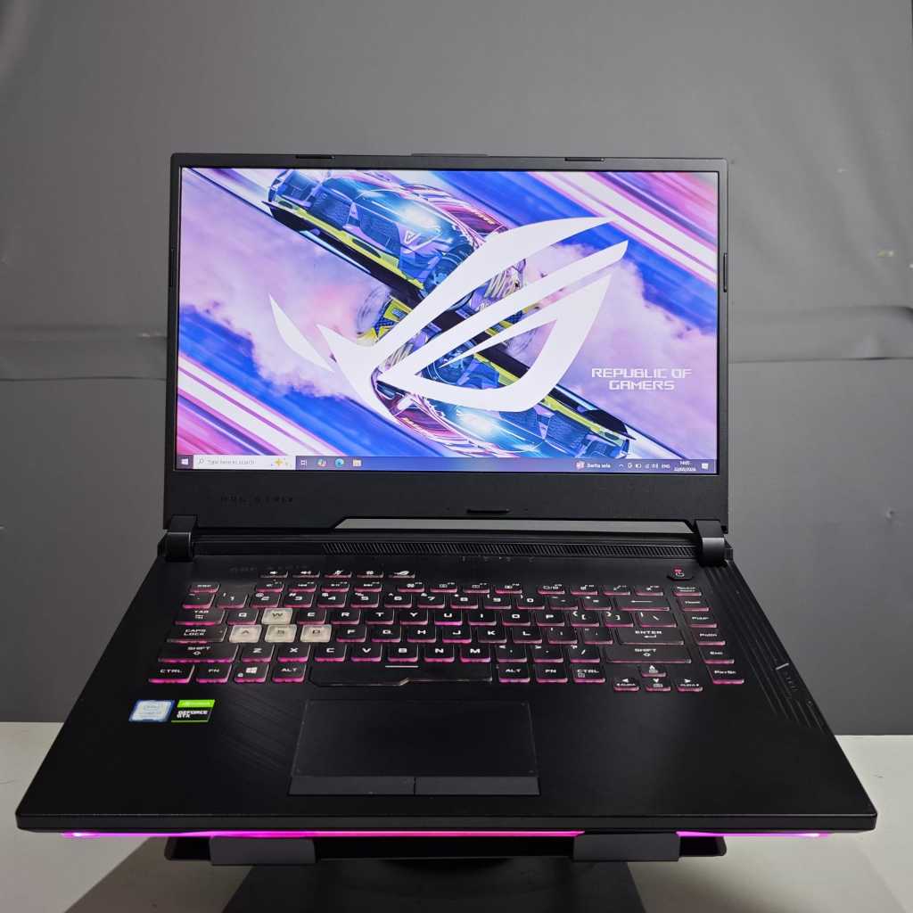 Asus ROG Strix G531GT Core i7-9750H Gen 9 GTX 1650 4GB Gaming Laptop, RAM 8GB SSD 512GB, Layar 15” F