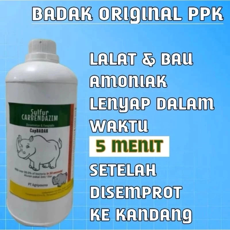 Desinfektan Cap Badak Sulfur Carbendazim