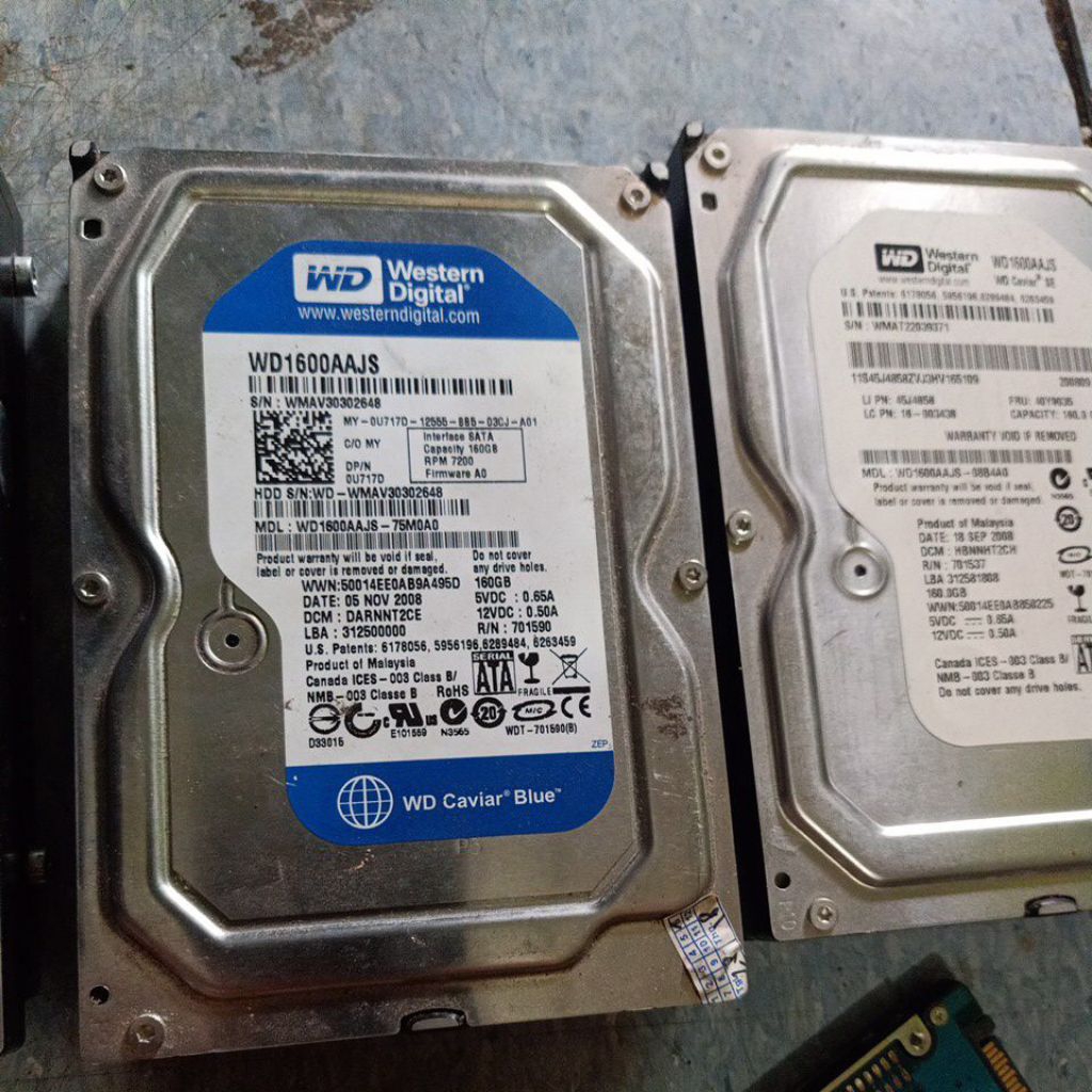 HDD pc internal hardisk 160GB
