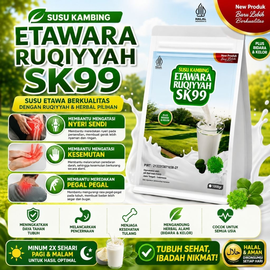 SUSU KAMBING ETAWA PLUS DAUN BIDARA PLATINUM 1 KG