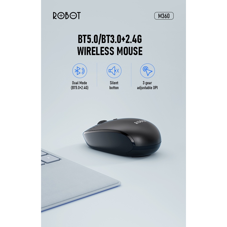 ROBOT WIRELESS MOUSE M360