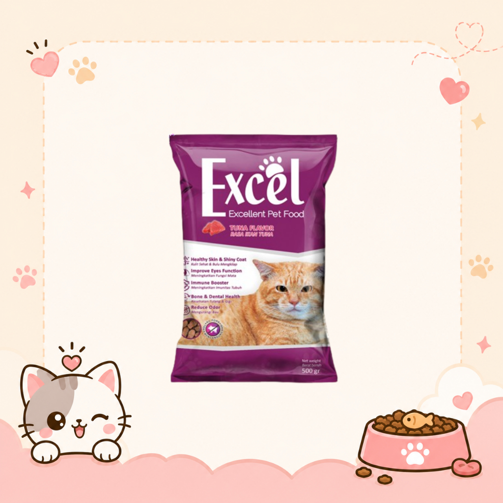 excel pakan kucing