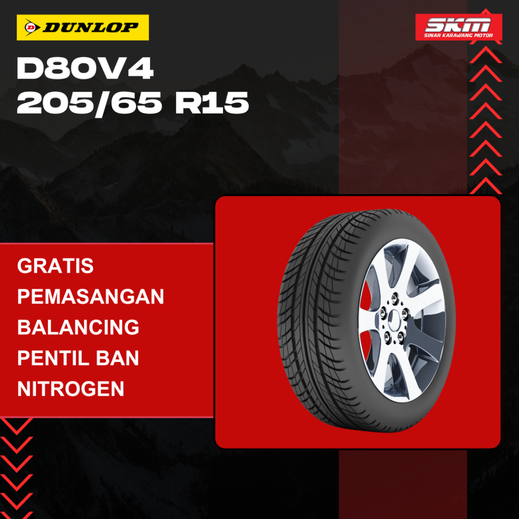 BAN MOBIL DUNLOP D80V4 UK 205/65 R15