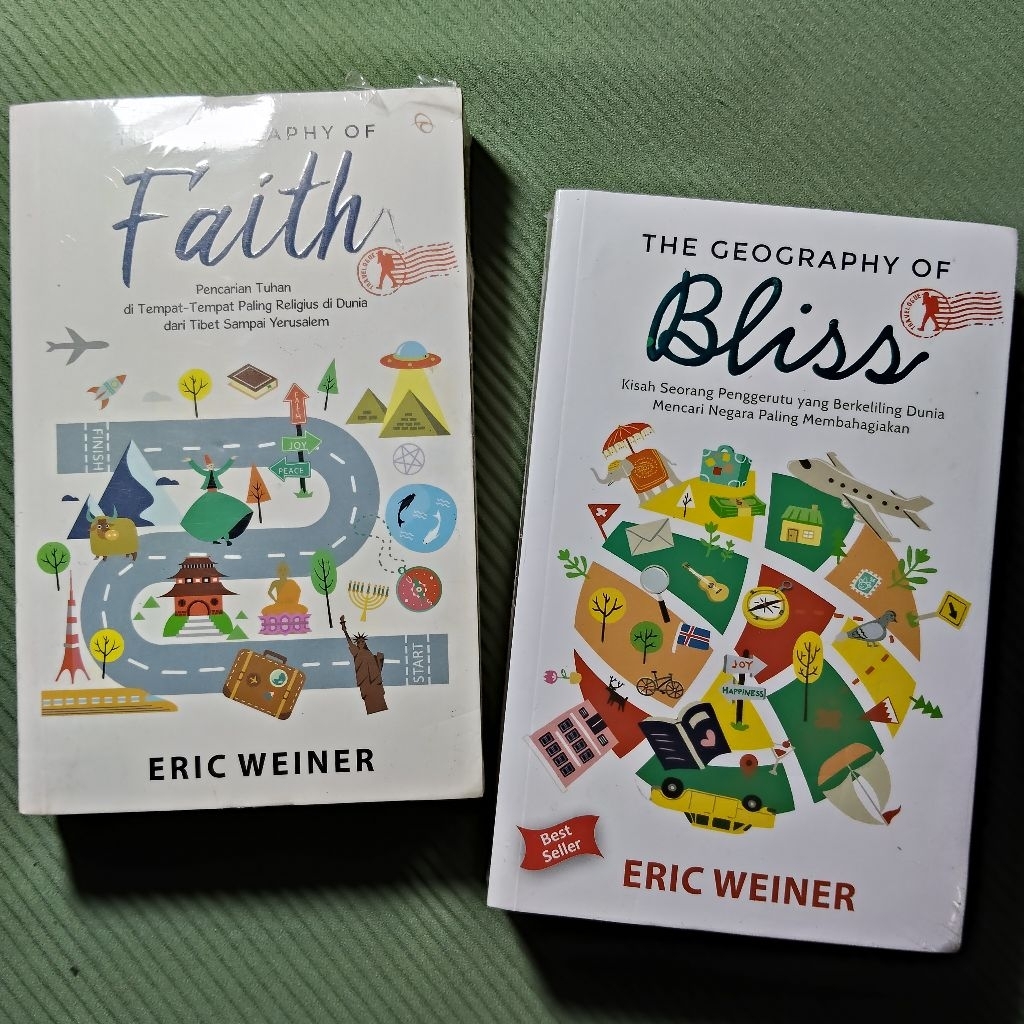 Buku Original / The Geography Of Genius / Bliss / Faith - Pencarian Tempat Paling Kreatif Di Dunia /