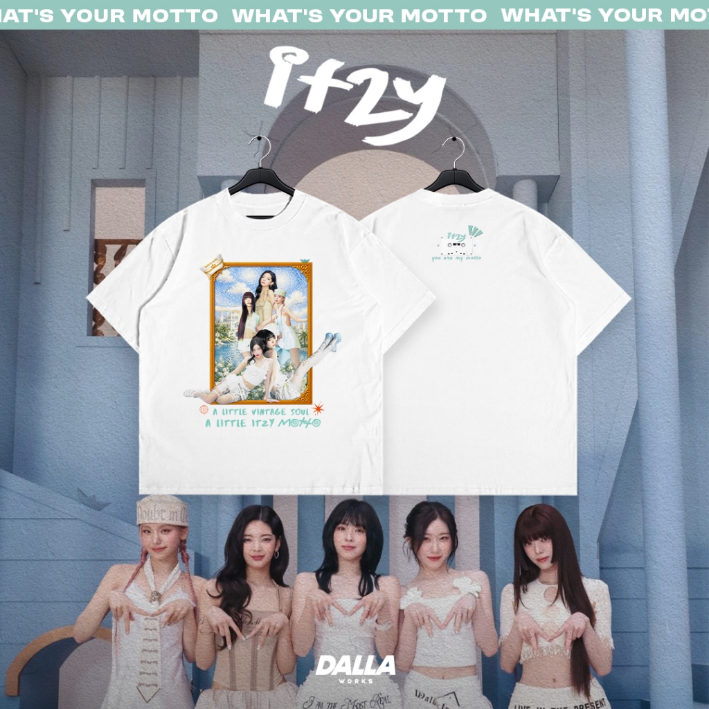ITZY ( MOTTO ) - Kpop Tshirt Oversize