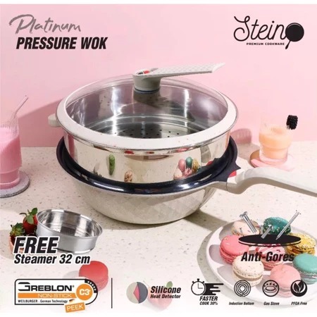 PLATINUM WOK PAN STEIN BROWN